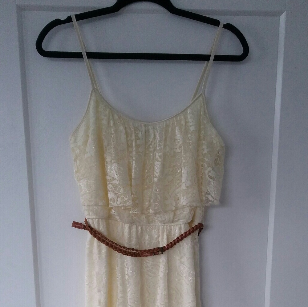 High-Low Lace Dress
